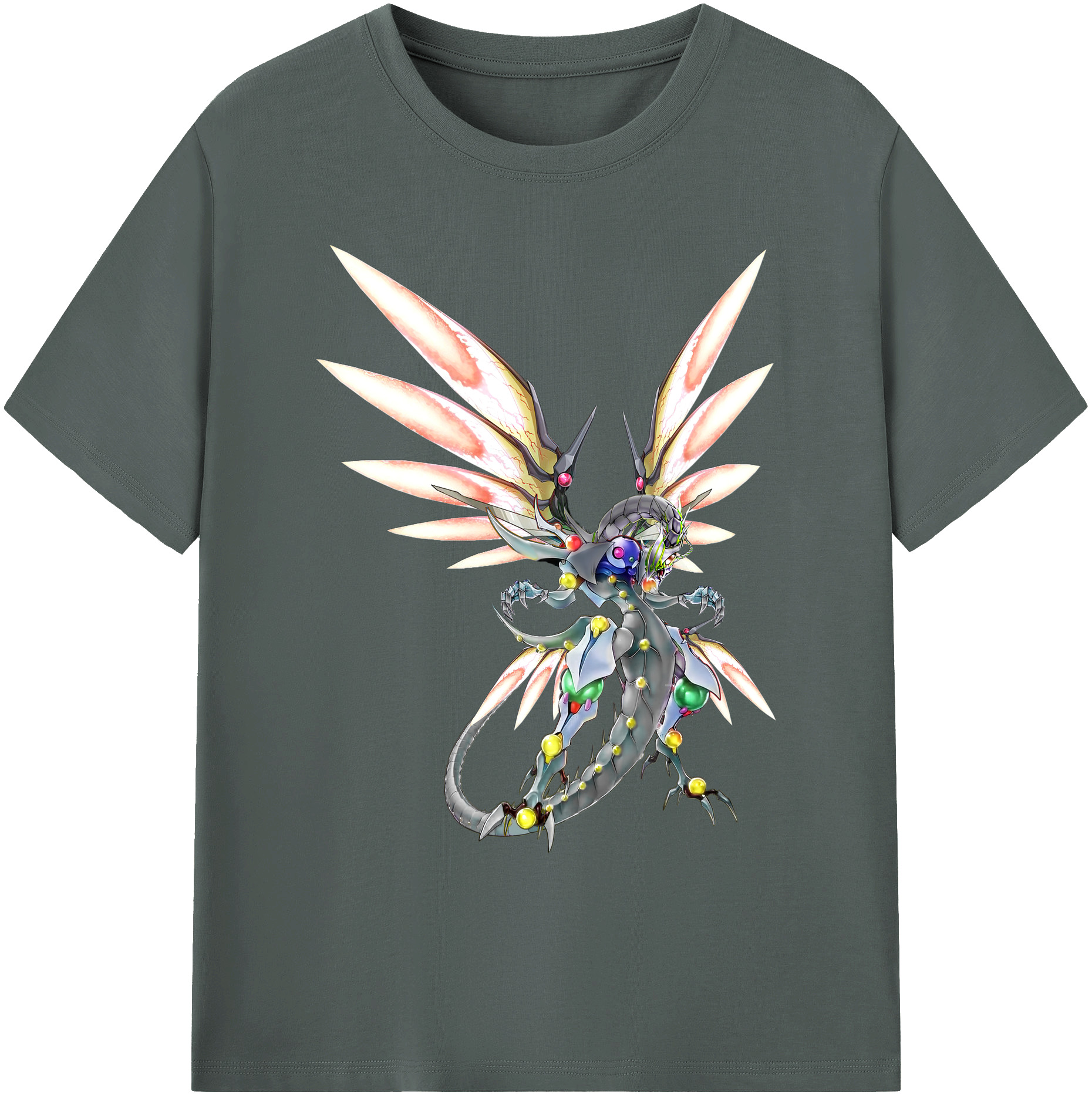 （画像用） 遊☆戯☆王 Yu-Gi-Oh! 綿100％ メンズ半袖Tシャツ｜肌触りやわらか＆通気性